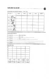 English Worksheet: the modal can 