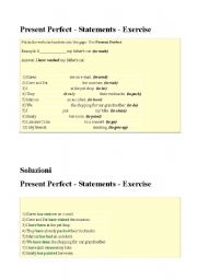 English worksheet: Present perfect Simple past present continuous for since