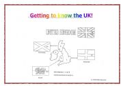 English worksheet: Getting to know the UK