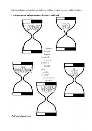 English Worksheet: hobbies
