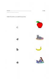 English worksheet: alphabet worksheet