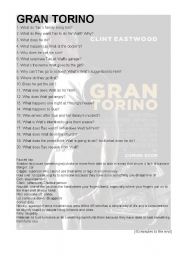 English Worksheet: Gran Torino