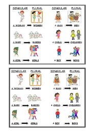 plural- singular nouns