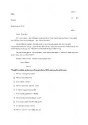 English worksheet: DEAR DRACULA