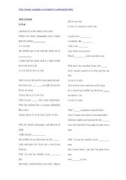 English worksheet: The Kinks, Lola (Song)