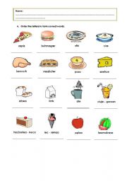 vocabulary food