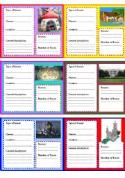 English Worksheet: Describing houses creatively