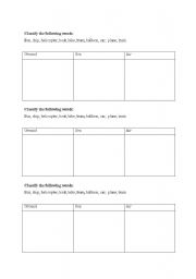 English worksheet: transport - vocabulary practice