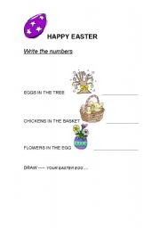 English worksheet: EASTER