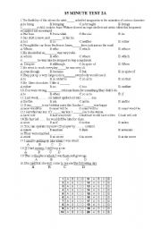 English Worksheet: de kiem tra