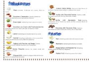 English Worksheet: ICE CREAM FLAVOURS