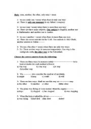 English Worksheet: woorksheet 