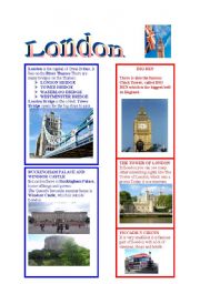 English Worksheet: London