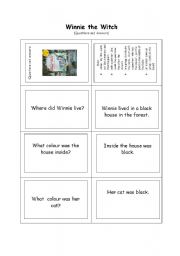 English Worksheet: Winnie the Witch - questions and answers