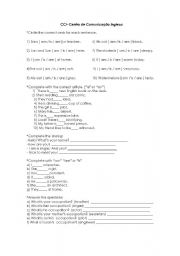 English Worksheet: Grammar