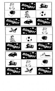 English Worksheet: Bingo!