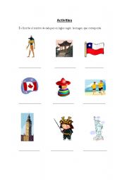 English worksheet: COUNTRIES 