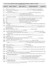 English Worksheet: MODALS - PRESENT, PAST, FUTURE