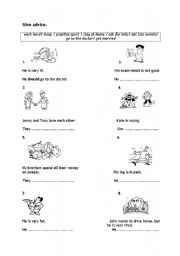 English Worksheet: should