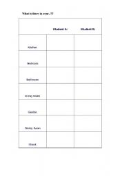 English Worksheet: WHAT IS THERE IN YOUR...