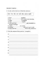 English worksheet: PRESENT SIMPLE HABITS AND ROUTINES