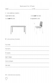 English worksheet: diagnostic test