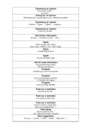 English Worksheet: Conversation cards 