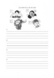 English worksheet: descriptions