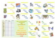 English Worksheet: Irregular verbs minibook 1