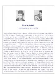 English Worksheet: Biography