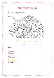 English Worksheet: The colours