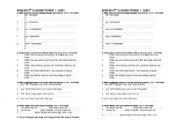 English worksheet: general exercises