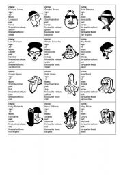 English Worksheet: Murder Game - Cards 2/2