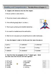 English Worksheet: the little Prince