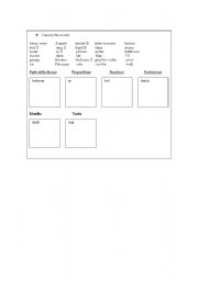 English worksheet: Vocabulary