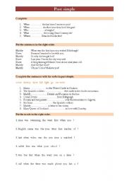 English Worksheet: Past Simple