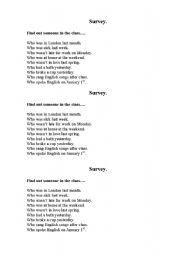 English Worksheet: Past Simple