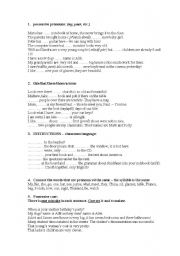 English worksheet: test elementary