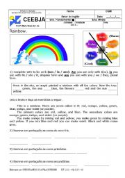English Worksheet: colours 