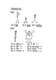 English Worksheet: Appearances