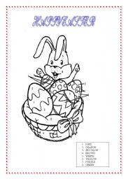 English Worksheet: EASTER