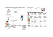 English worksheet: Exercises