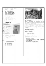 English worksheet: simple past  next part