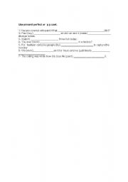 English worksheet: Present Perfect and Present Perfect Continuous