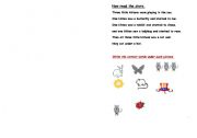 English worksheet: The Three Little Kittens