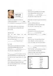 English Worksheet: Love Story by Taylor Swift