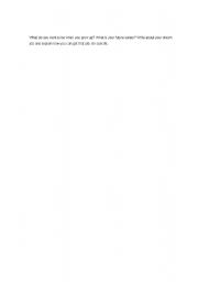 English Worksheet: Future Career