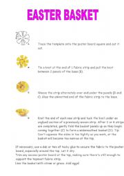 English worksheet: EASTER BASKET