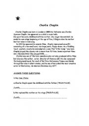 English worksheet: Reading