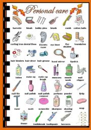 English Worksheet: Personal Care